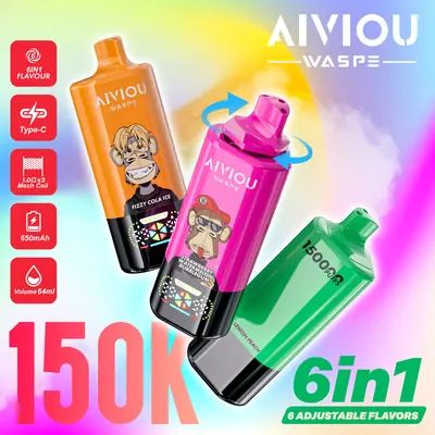 WASPE Aiviou 150K – vaper desechable 150.000 Puffs